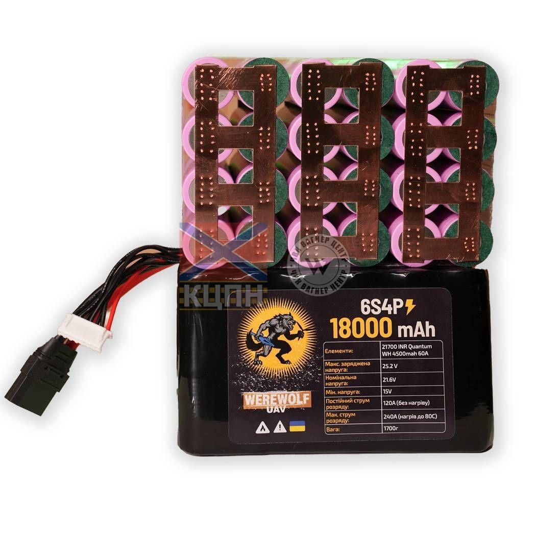 Батарея "Werewolf" 6s4p 18000 mAh 6-4130 фото