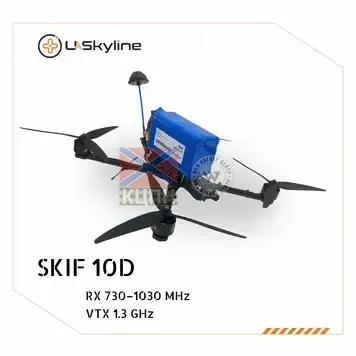 БпЛА SKIF-10D, (Управління: 730–1030 MHz, Відеоканали: 1.2-1.3 GHz, АКБ 20000mAh) 1-3208 фото