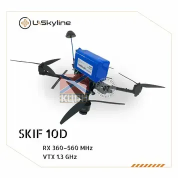 БпЛА SKIF-10D, (Управління: 360–560 MHz, Відеоканали: 1.2-1.3 GHz, АКБ 20000mAh) 1-3209 фото