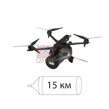 БпЛА «U10.1T» з системою оптоволоконого зв'язку 15 км 1-3996 фото