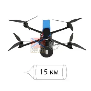 БпЛА «U13.1T» з тепловізійною камерою Thermal 640 та системою оптоволоконого зв'язку 15 км 1-3865 фото