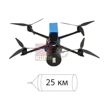 БпЛА «U13.1T» з системою оптоволоконого зв'язку 25 км 1-3857 фото