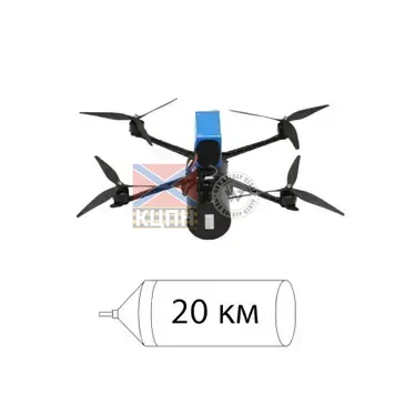 БпЛА «U15.1T» з системою оптоволоконого зв'язку 20 км 1-3848 фото