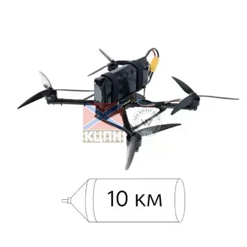 БпЛА FPV Devisu Optik 10'' з комплектом керування на оптоволокні 10000 м 1-3634 фото