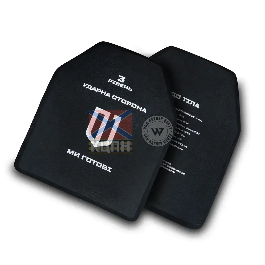 Анатомічні поліетиленові бронеплити 3 класу захисту 9-1879 фото