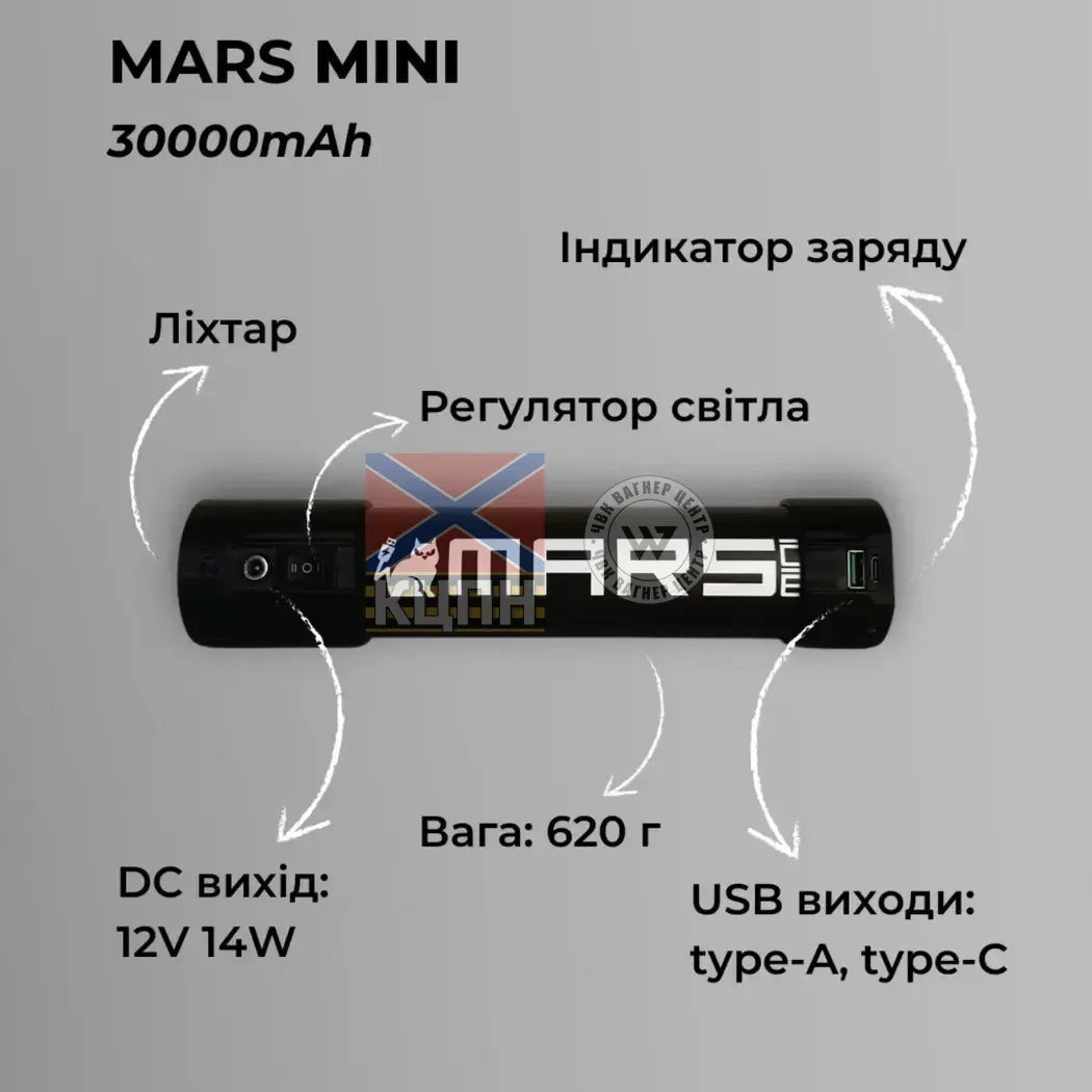 Mars Mini Павербанк 6-1297 фото