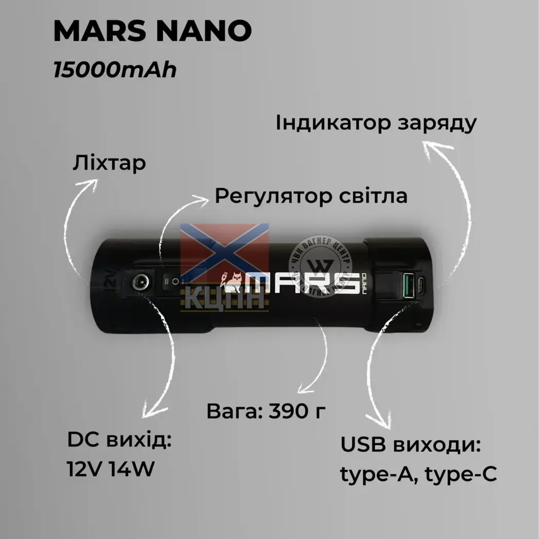 Mars Nano Павербанк 6-1298 фото