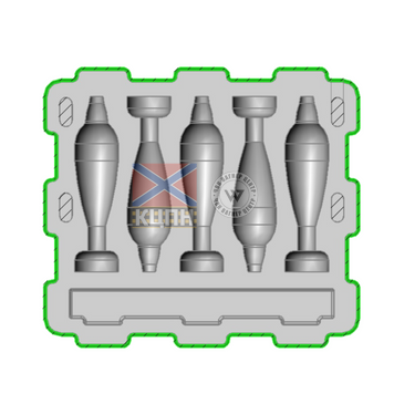 Полімерна тара для 82 мм мінометних мін 6-1420 фото