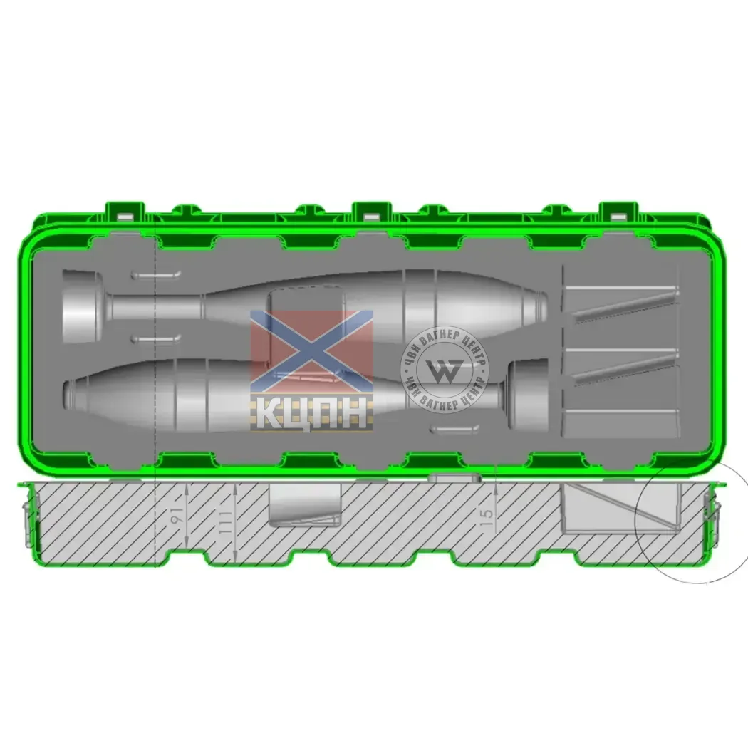 Полімерна тара для 120 мм мін 6-1423 фото