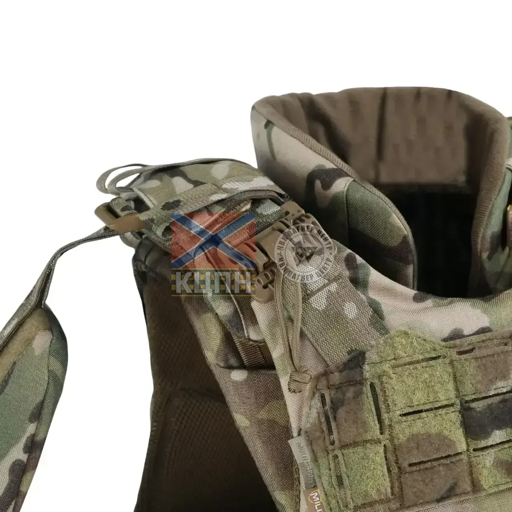 Бронежилет Militex M з балістичним пакетом Militex 2 клас захисту Cordura original USA Мультикам 9-3164 фото