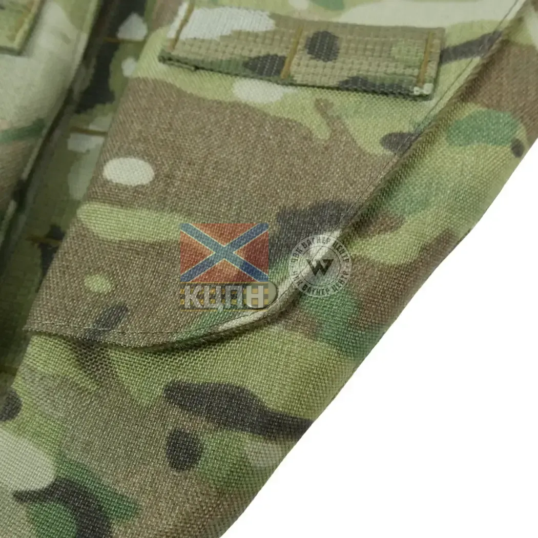 Захист паху (напашник) потрійний Militex Сordura USA Мультикам з балістичним пакетом Militex (2 клас захисту) 9-3248 фото