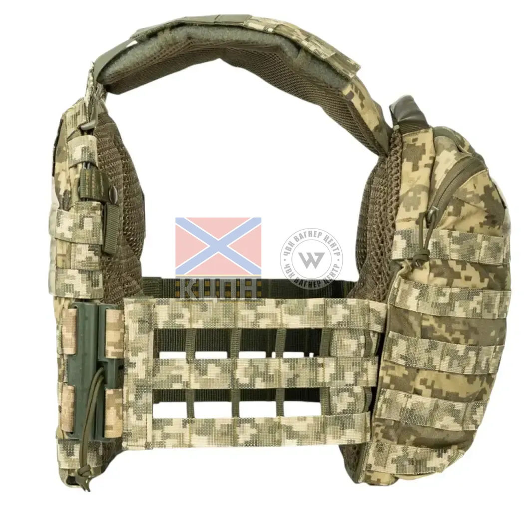 Плитоноска М3 Pro (Піксель) з системою швидкого скидання Plate carrier Балістика 9-2171 фото