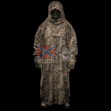 Маскувальне Пончо Stealth (Захист від тепловізійної та ІЧ-розвідки) 9-3517 фото