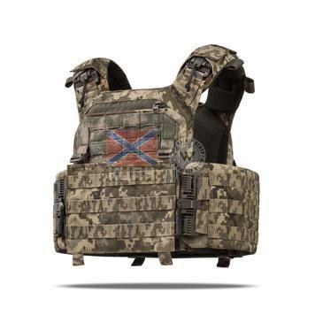 Плитоноска покращена (PRO) UKRARMOR під бронеплити 25х30 см. 9-2508 фото