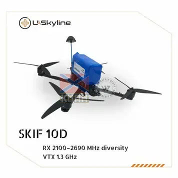 БпЛА SKIF-10D, (Управління: diversity 2100–2690 MHz, Відеоканали: 1.2–1.3 GHz, АКБ 20000mAh)  1-3923 фото