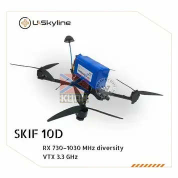 БпЛА SKIF-10D, (Управління: diversity 730–1030 MHz, Відеоканали: 3.3 GHz, АКБ 20000mAh)  1-3921 фото