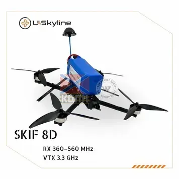 БпЛА SKIF-8D, (Управління: 360–560 MHz, Відеоканали: 3.3 GHz, АКБ 12000mAh) 1-3438 фото