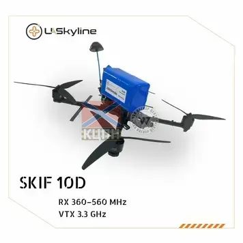 БпЛА SKIF-10D, (Управління: 360–560 MHz, Відеоканали: 3.3 GHz, АКБ 20000mAh) 1-3202 фото