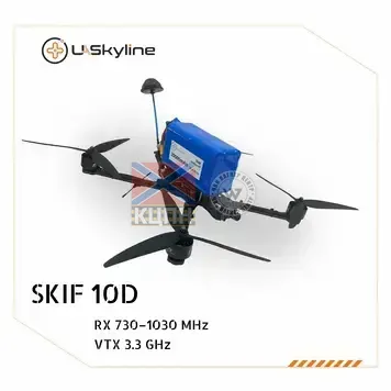 БпЛА SKIF-10D, (Управління: 730–1030 MHz, Відеоканали: 3.3 GHz, АКБ 20000mAh) 1-3199 фото