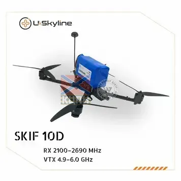 БпЛА SKIF-10D, (Управління: 2100–2690 MHz, Відеоканали: 4.9–6.0 GHz, АКБ 20000mAh) 1-3186 фото