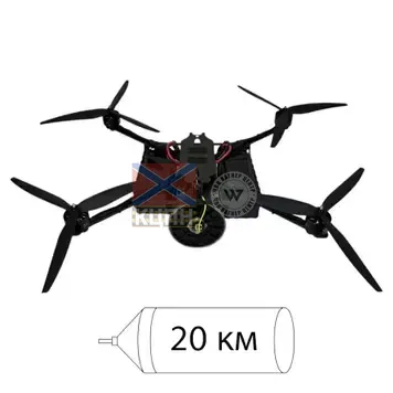 БпЛА "GHOST" 15 дюймів, оптоволокно 20 км. 1-4327 фото