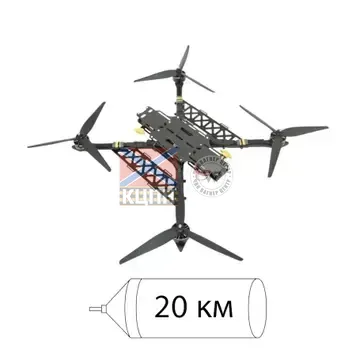 FPV дрон 13" під оптичне волокно «ASTRALEXPRESS» (Без АКБ і Котушки) 1-4223 фото