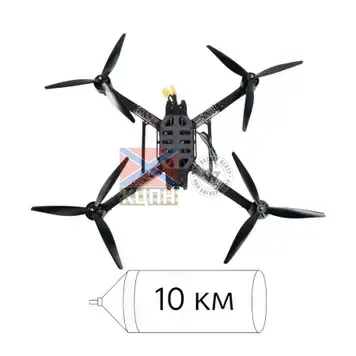 БпЛА FPV DeVisu Optic 13'' з комплектом керування на оптоволокні 10000 м 1-4134 фото