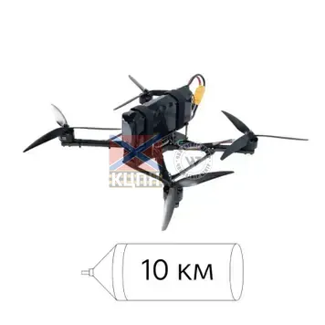 БпЛА FPV Devisu Optik 10'' з тепловізійною камерою та комплектом керування на оптоволокні 10000 м 1-4129 фото