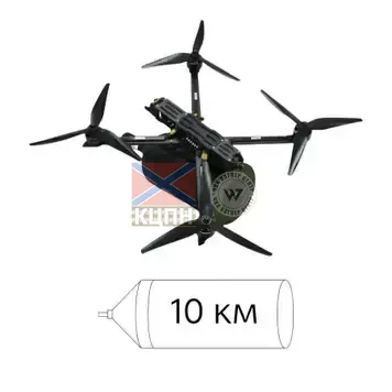 FPV дрон 10" з оптоволокном «ASTRALEXPRESS» 10км (без АКБ) 1-4124 фото