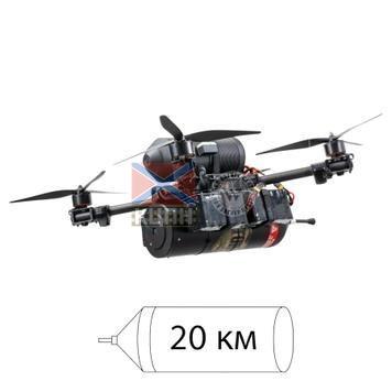 БпЛА «ВЕРБА-О» 15 дюймів, з тепловізійною відеокамерою (оптоволокно 20 км) 1-4484 фото