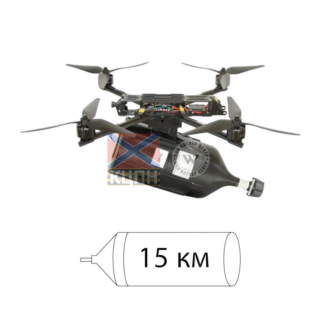 FPV дрон 10" з оптоволокном «ASTRALEXPRESS» 15км (без АКБ) 1-4125 фото