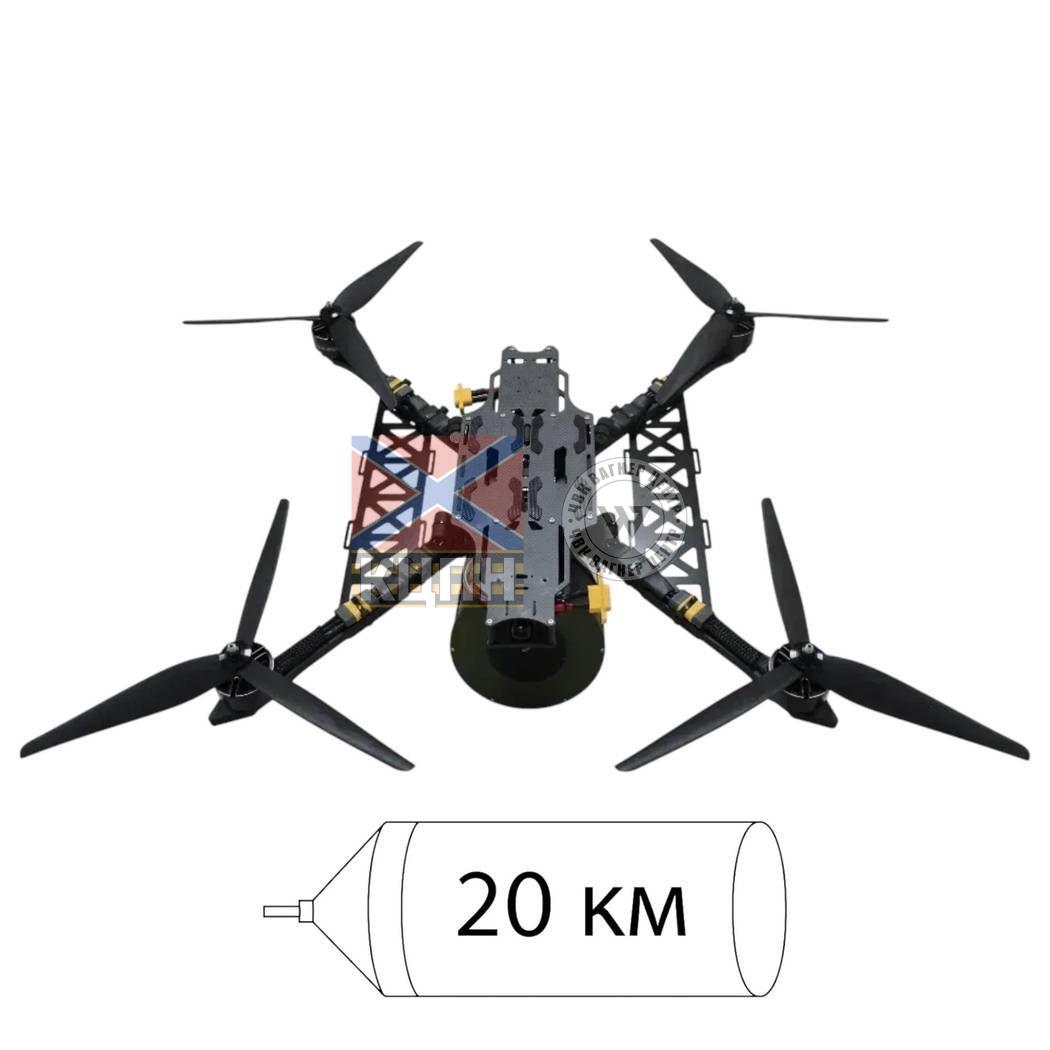 FPV дрон 13" з оптоволокном «ASTRALEXPRESS» 20км (Без АКБ) 1-4222 фото