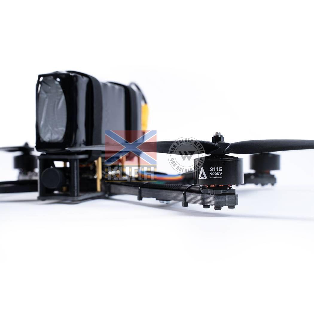 БпЛА FPV Devisu Optik 10'' з тепловізійною камерою та комплектом керування на оптоволокні 20000 м 1-4127 фото