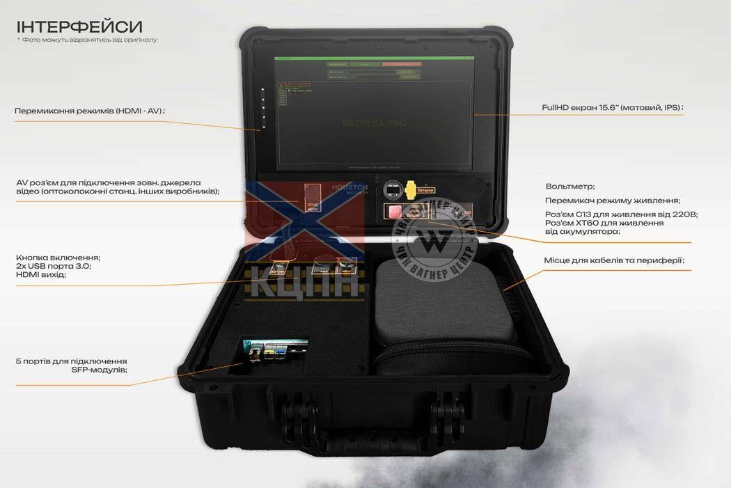 Наземна станція керування оптоволоконними дронами на цифровому/аналоговому зв'язку BPK HOUSTON DIGITAL V1 6-4399 фото