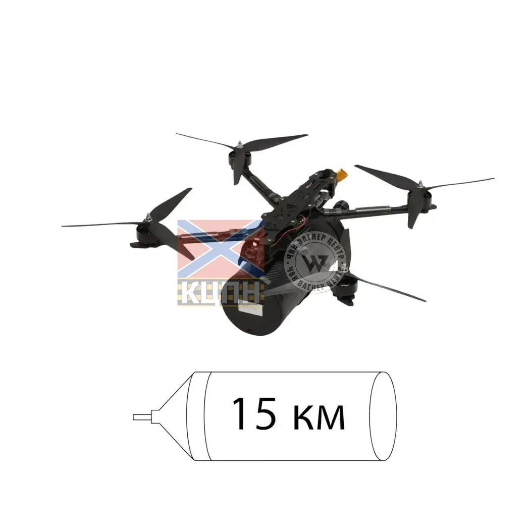 БпЛА «U10.1T» з системою оптоволоконого зв'язку 15 км 1-3996 фото