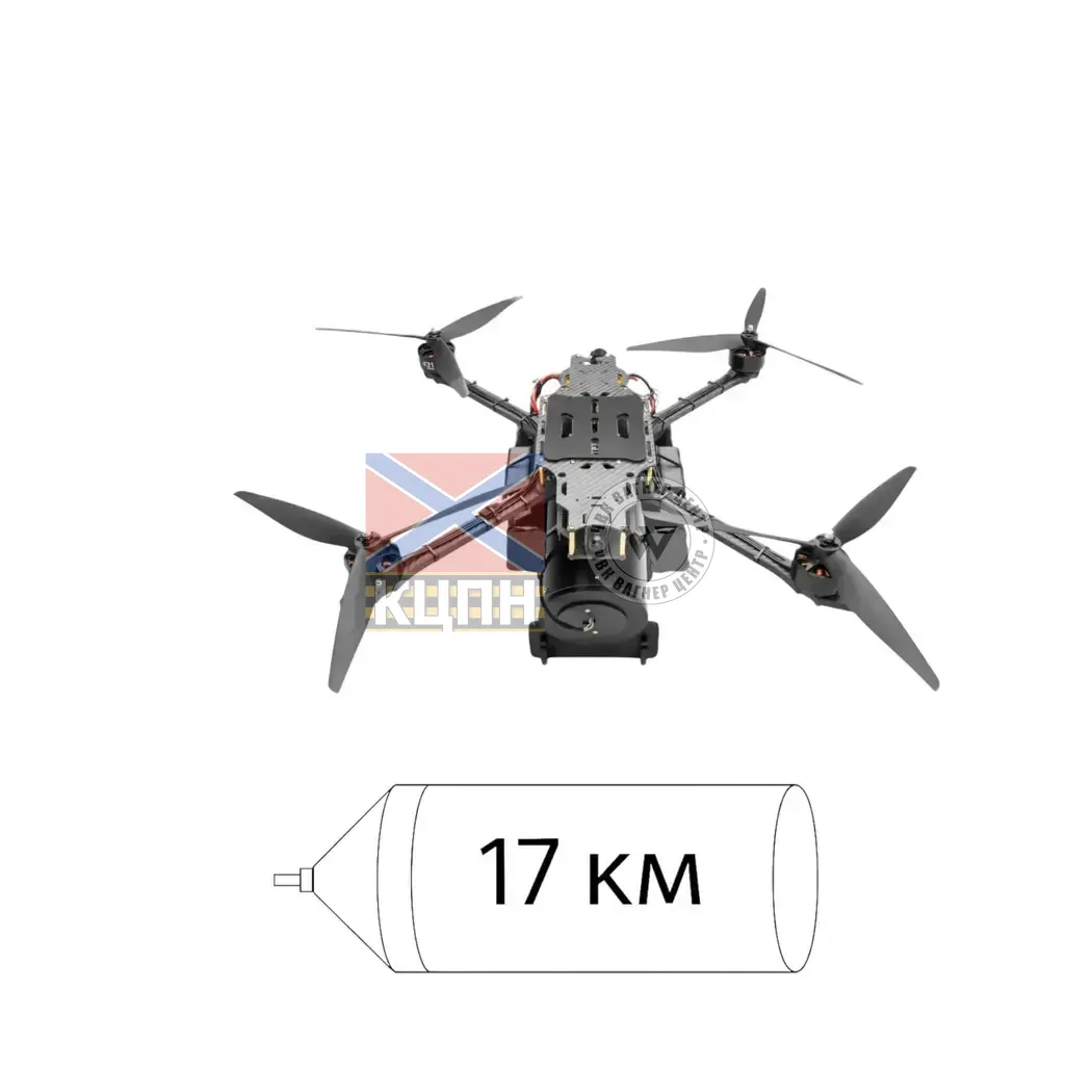 БпЛА Колібрі 13-О (денна камера, оптоволоконний кабель 17 км) 1-2975 фото