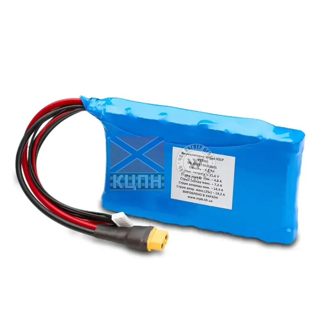 Акумуляторна збірка 6S1P (21700) 6-2589 фото