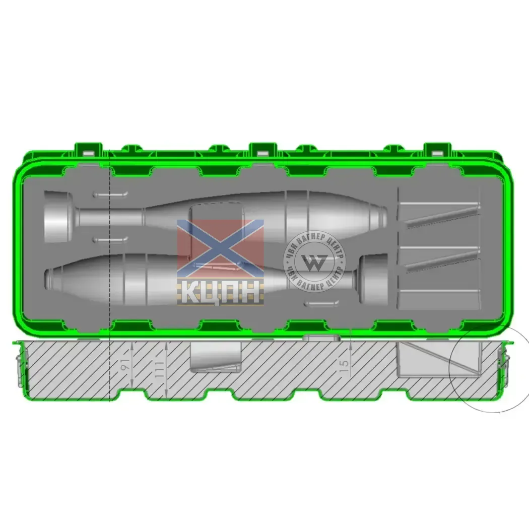 Полімерна тара для 120 мм мін 6-1423 фото