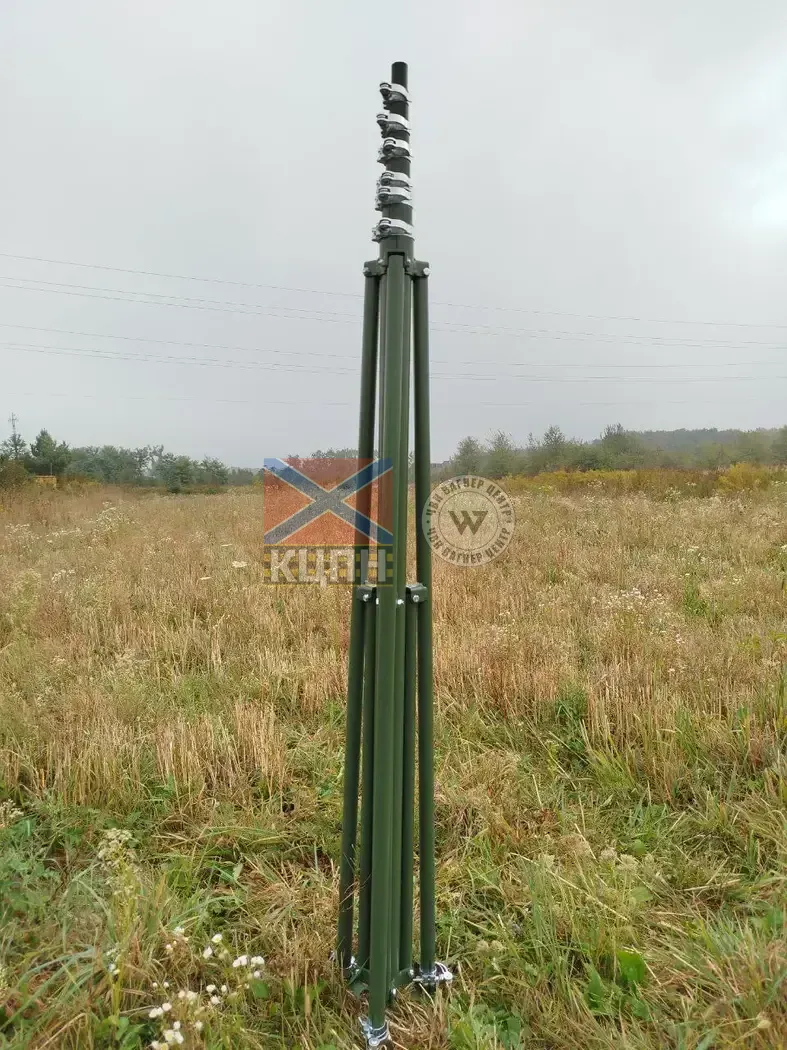 Щогла Телескопічна 8м 6-1269 фото
