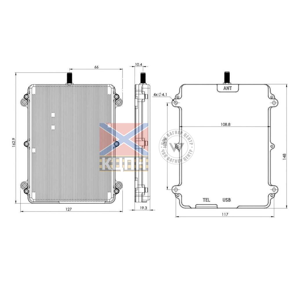 Blaze UGV RX Бортовий модуль звʼязку для НРК та БПЛА 6-3485 фото