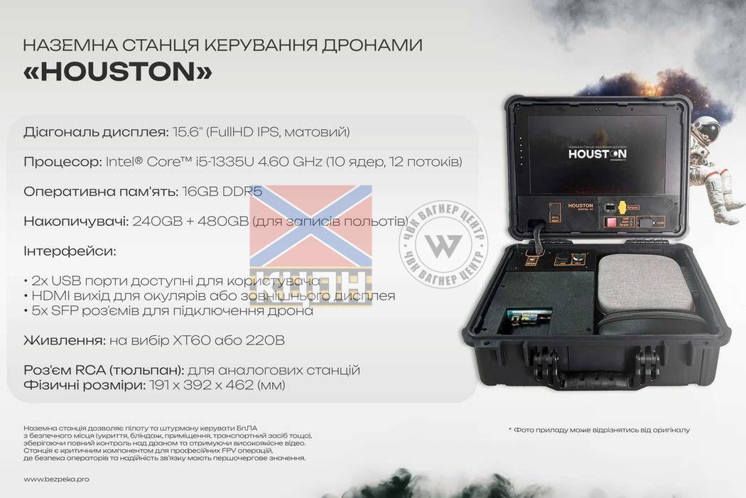 Наземна станція керування оптоволоконними дронами на цифровому/аналоговому зв'язку BPK HOUSTON DIGITAL V1 6-4399 фото